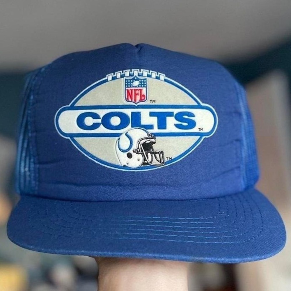 1980s vintage NFL Colts snapback trucker‎ hat